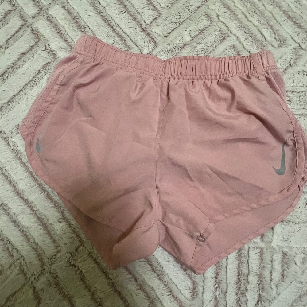 Nike Women's Dri-Fit Running Shorts in Pink Size Medium